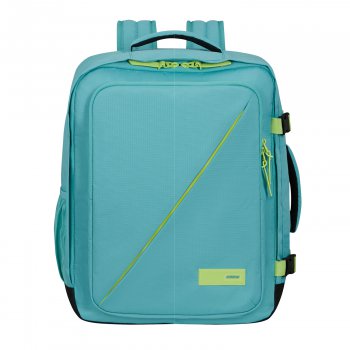 TAKE2CABIN Batoh M 45 cm Dusty Turquoise/Lime 38 L 149175-A647, AMERICAN TOURISTER