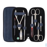 Manikra MAGDALNA  8dln sada v luxusnm modrm pouzde 230401-598, DUP