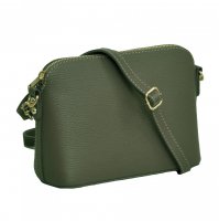 D�msk� ko�en� kabelka crossbody 5232 zelen� - oliva, MAXFLY