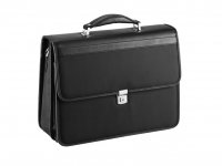 Pnsk pracovn textiln aktovka 5668-01 ern, dn-lederwaren