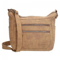 D�msk� kabelka p�es rameno 66343-010 hn�d� camel, ENRICO BENETTI