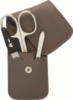 Mal kvalitn manikra sada 3 dly v koenm pouzde 9208 hnd - taupe, Erbe Solingen