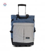 Chlad�c� n�kupn� ta�ka na kole�k�ch s chlad�c� p�edn� kapsou PUNTA COOL 10411-5300 modr�-�ed�, fabrizio