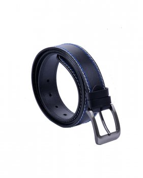 Pnsk koen opasek 02-2-B-M-60 ern nit bl + modr velikost 110 cm, Penny Belts