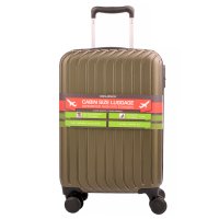 Mal cestovn kabinov kufr 10473-2600 zelen - olivov, WORLDPACK