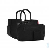 N�kupn� ta�ka Reisenthel loopshopper M frame black/black s vnitn�m organizerem OS7040, Reisenthel